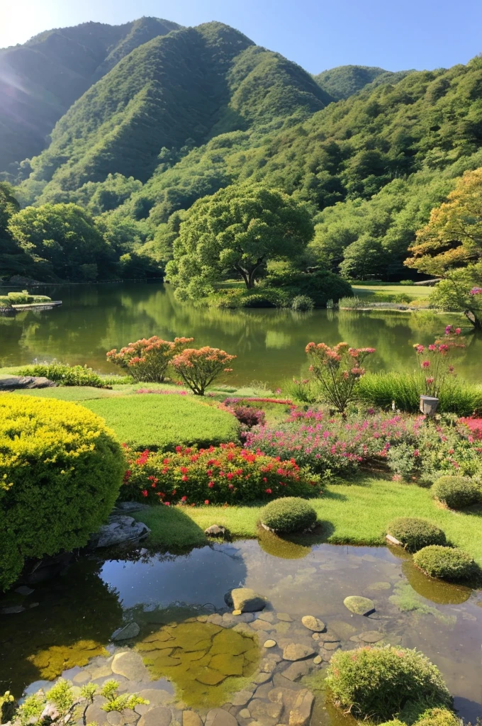 ((Highest quality)), ((masterpiece)), (detailed), Japanese,landscape,Beauty,cute