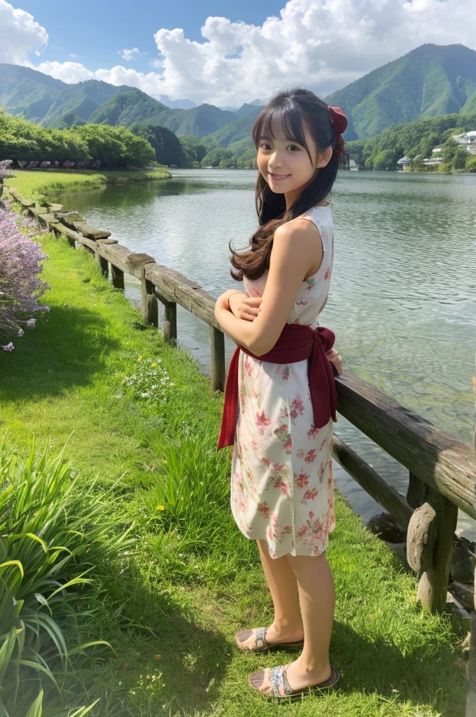 ((Highest quality)), ((masterpiece)), (detailed), Japanese,landscape,Beauty,cute,Upper Body