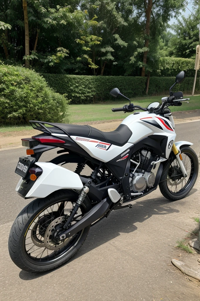 TVS Appachi bike 160cc white 