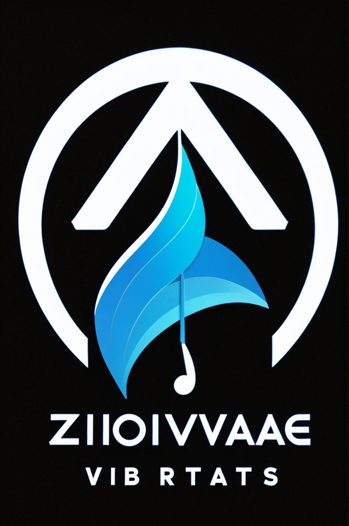 Medium size logo for music company named vibewave records