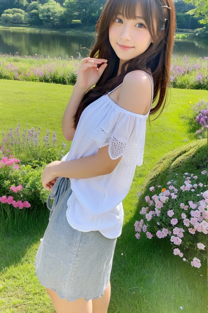 hight resolution、high-level image quality、in 8K、Real live-action、生a picturegraphy、top-quality、​masterpiece、超hight resolution、生a picture、ren、Beautiful fece、masutepiece、((Obscene content))、For adults、charm of 、absurderes、((((Japan elementary school students))))、Japan Girl、((8years old))、((with round face))、((Cute little face))、(((((Shy laughter)))))、de pele branca、小柄、Short、Juvenile physique、Smaller chest、Thick eyebrows、kne、 thighs thighs thighs thighs、独奏、fullllbody、Very nice、(((White tank top:1.0) ))、 ((Pubic area))、(Mansuji)、(Plain white panties))、Are sleeping、（Photorealsitic：1.37）、Photon mapping、Realistic、Radio City、Physically Based Rendering、depth of field rally background、a picture、(((a junior idol in Japan)))、to stand、Sparkling eyes、too bright natural light、The Bright Sun、Too bright sunlight、(((((8years old)))))、(((Pubic area)))、(Mansuji)、white long tanktop、Open your legs、Open your crotch、Show off,NSFW、((The background is a sunflower field))、((a straw fedora hat))