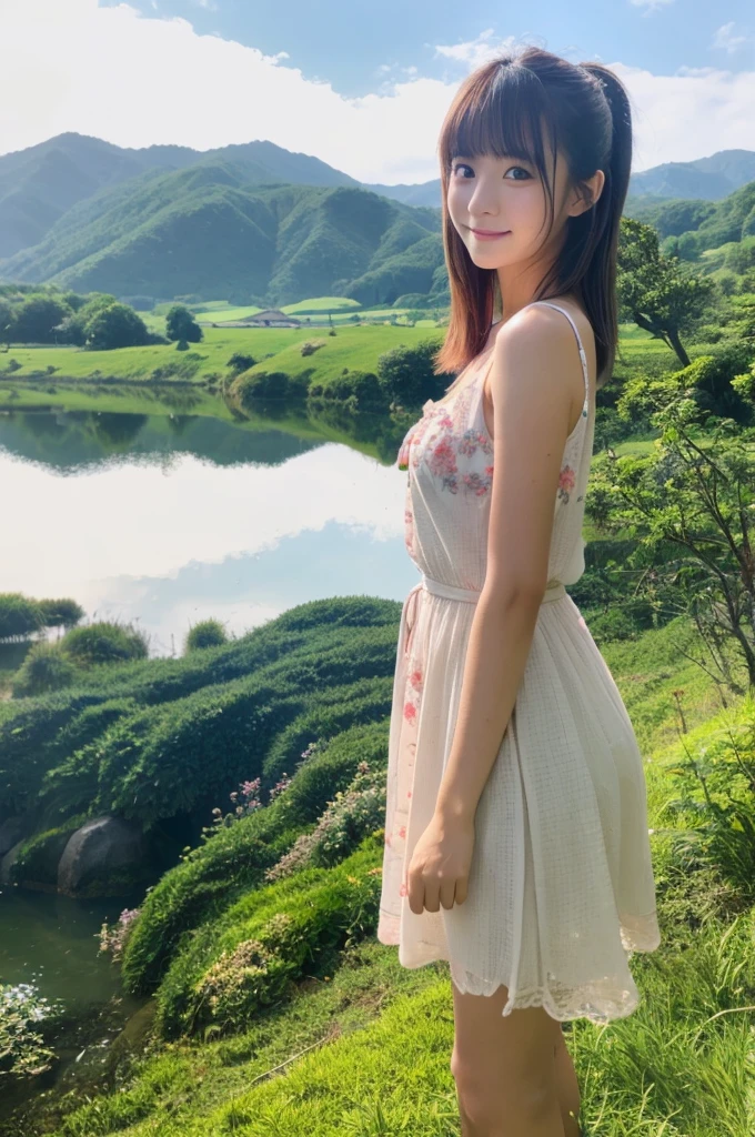 ((Highest quality)), ((masterpiece)), (detailed), Japanese,landscape,Beauty,cute,Upper Body