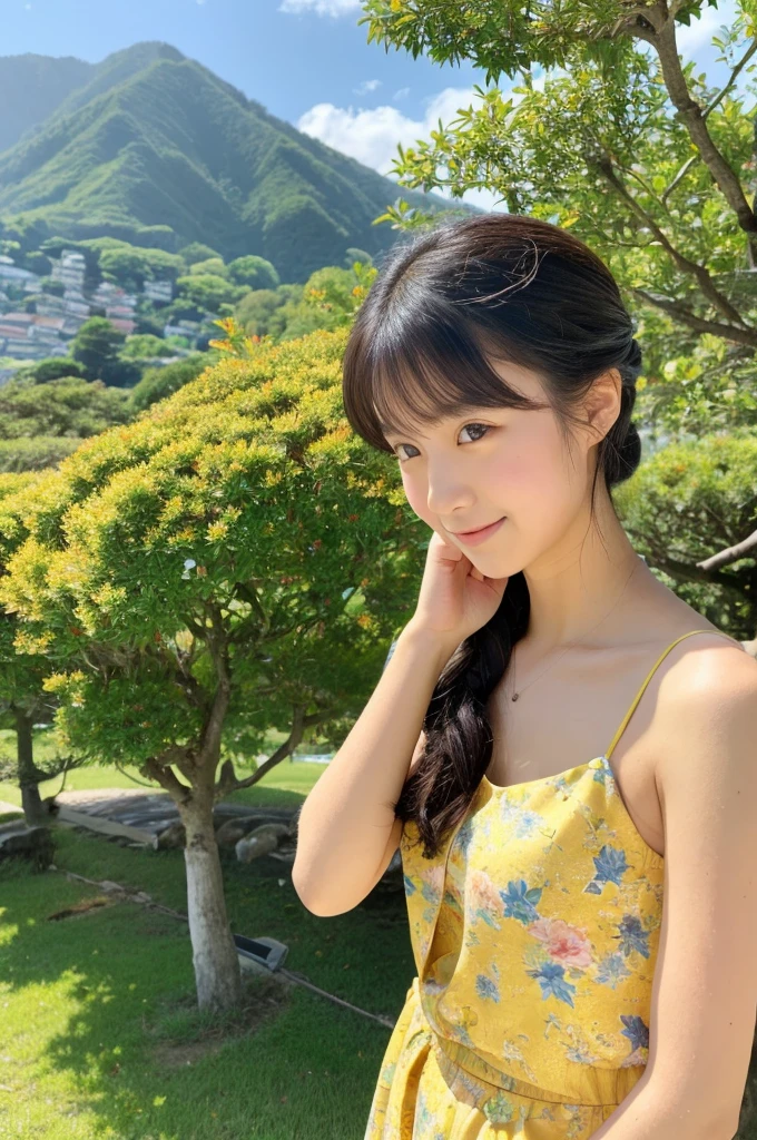((Highest quality)), ((masterpiece)), (detailed), Japanese,landscape,Beauty,cute,Upper Body