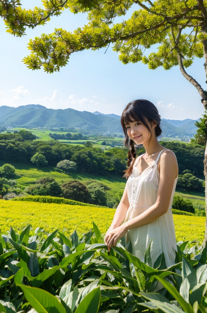 ((Highest quality)), ((masterpiece)), (detailed), Japanese,landscape,Beauty,cute,Upper Body
