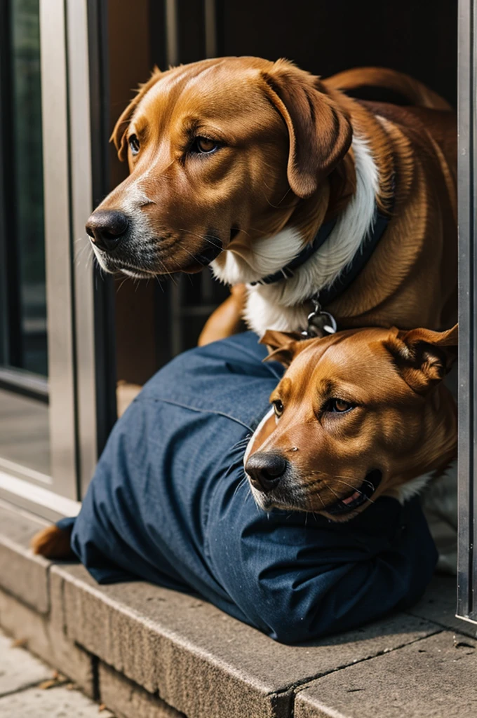 a dog