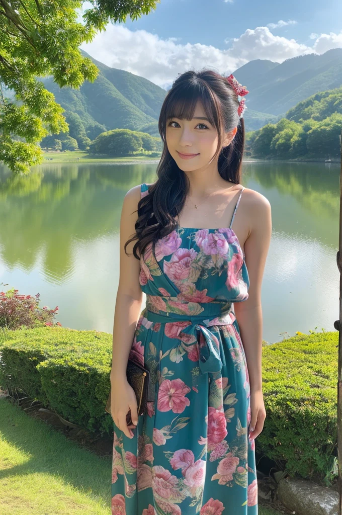 ((Highest quality)), ((masterpiece)), (detailed), Japanese,landscape,Beauty,cute,Upper Body