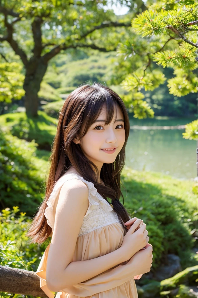 ((Highest quality)), ((masterpiece)), (detailed), Japanese,landscape,Beauty,cute,Upper Body