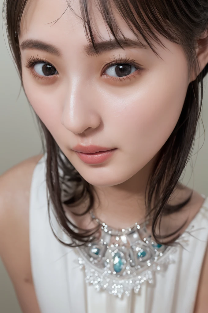(((masterpiece、Highest quality、Very detailed、Artistic balance of light and shadow)))、(Surreal)、(Upper Body、Great balance of the face)、(Highly detailed CG illustrations)、(Very delicate and beautiful)、Realistic quality、Realistic depiction、Realistic texture、Realistic texture、realism、Absolute rules、最高masterpieceのバランス、The most beautiful composition of a woman、Realistic creation and expression、