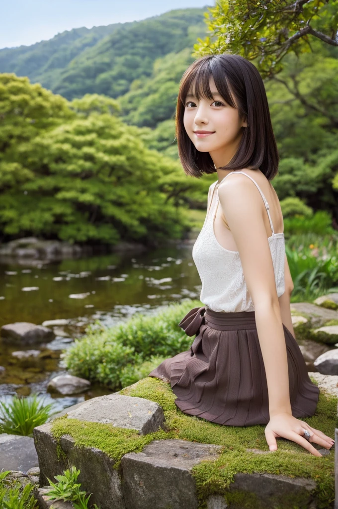 ((Highest quality)), ((masterpiece)), (detailed), Japanese,landscape,Beauty,cute,Upper Body