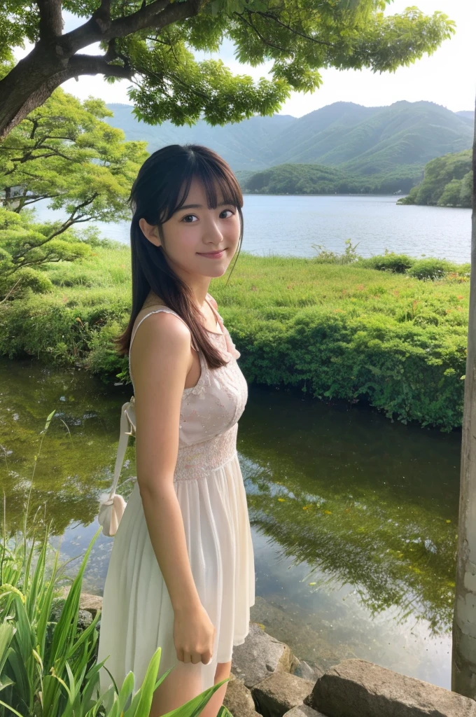 ((Highest quality)), ((masterpiece)), (detailed), Japanese,landscape,Beauty,cute,Upper Body