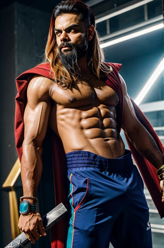 Virat Kohli as thor