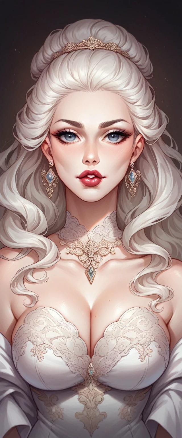 Beautiful woman paints lips with lipstick. beautiful woman's face, fine-details, high qualiy, high qualiy. Clear, true colors  