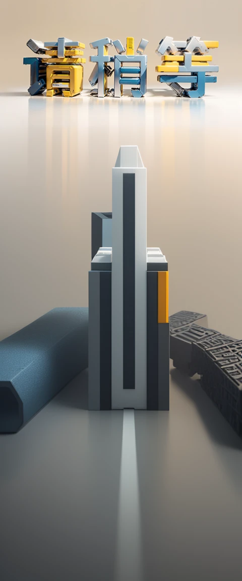 there are three legos that are sitting on a table, _3d-terms_, futuristic typography, hard surface, stylized 3 d graphics, a still life of a robot, 3 d illutration, c 4 d style, no type, fragmented typography, best of behance, typographic, typography, trend on behance 3 d art