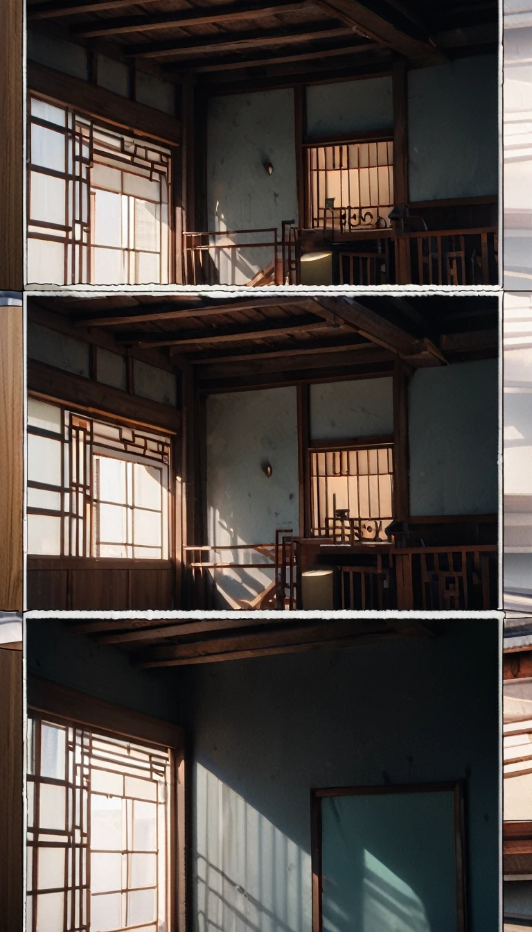 (8K, RAW photos, best quality, masterpiece: 1.4), (((Four Chinese uncles playing mahjong))),Ultra-high resolution, Extremely detailed, light, Close-up of the second floor window, Greasy man, Scruffy hair, Dark skin,dark, Sleeveless vest, Open your mouth to argue,(perfect anatomy:1.2), High-quality shadows, Natural Lighting, (White highlights:1.2), night, cloudy day, (Looking inside the house from the second floor window:1.2), (Room:1.2)