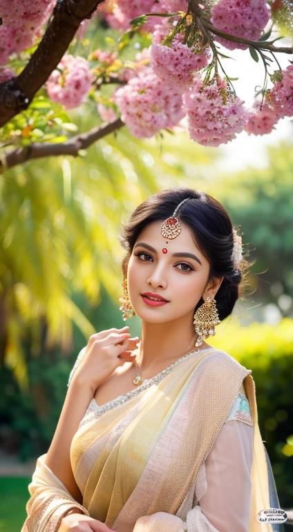 (best quality,4k,8k,highres,masterpiece:1.2),ultra-detailed,realistic,photorealistic:1.37,beautiful detailed eyes,beautiful detailed lips,extremely detailed eyes and face,longeyelashes,2girls,Indian women,ethnic beauty,alluring look,charming smiles,graceful posture,colorful saree,ornate jewelry,dramatic lighting,soft and warm color palette,artistic interpretation,emphasize natural curves,lush background,exquisite details, mood,subtle and sensual,playful and flirty,seductive poses,provocative expressions,lively and energetic ambiance,lush garden setting,flower blossoms,gentle breeze,teasing glances,teasing gestures,busty and curvy figures,sophisticated allure,temporary tattoos,modern interpretation,celebration of femininity,traditional and modern blend,confident and empowered,vibrant and captivating,stylish and fashionable,charismatic presence,radiant and glamorous,traditional Indian culture,passionate and spirited,irresistible beauty,mesmerizing charm,unforgettable allure,mesmerizing eyes,delicate lace details,sensual silk textures,subtle makeup,lustrous hair,perfectly manicured nails,enviable grace and elegance,tempting and enchanting.