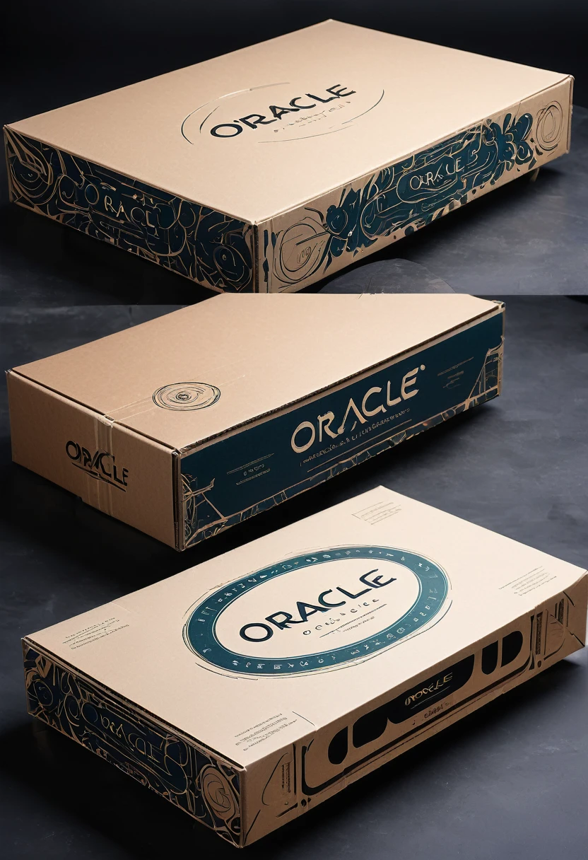 Carton design for furniture，Carton flat，Literary style，The logo name is oracle，Lay the carton flat，Industrial style，detail，high quality，