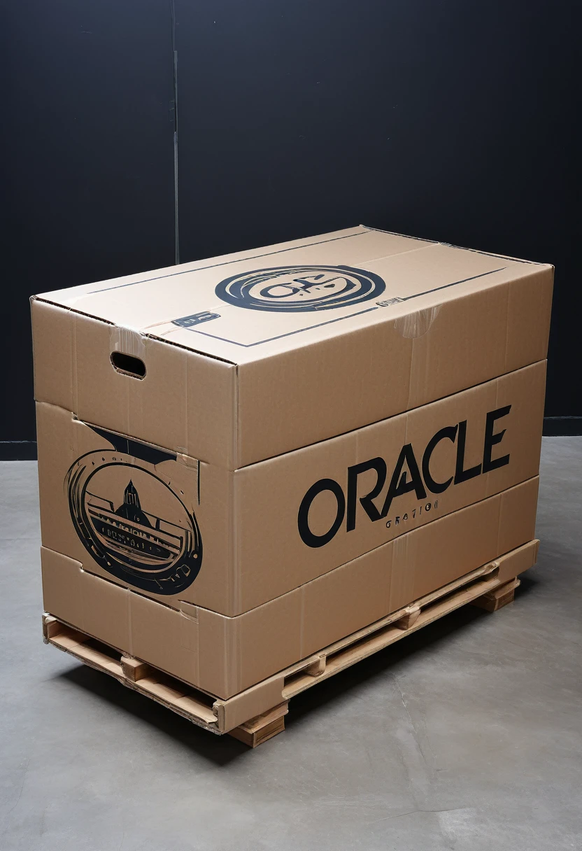 Carton design for furniture，Carton flat，Literary style，The logo name is oracle，Lay the carton flat，Industrial style，detail，high quality，