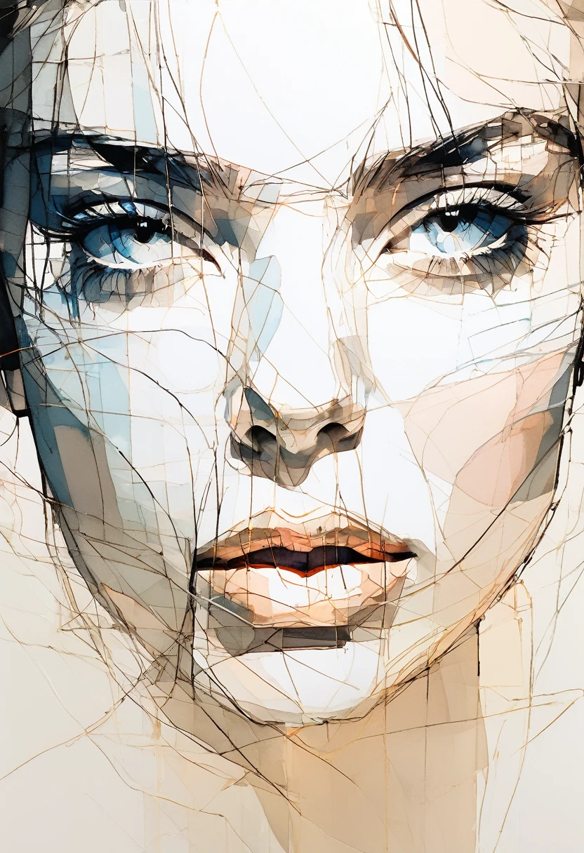 Highest quality, High resolution, masterpiece:1.2), Very detailed, Actual:1.37, Black ink sketch, Smooth lines, Expressive facial expressions and gestures, Simple Background, Enhance light and shadow and spatial perception, Plenty of negative space, Young girl.Ink portrait,Smooth lines,Expressive facial features,Subtle emotions,Ink strength comparison,Simple Background,Enhance light and shadow,Wide々And,Plenty of negative space,Peaceful atmosphere,Peaceful atmosphere,feels like a dream,Delicate yet fascinating details,pastel colour,Calm and introspective,An elegant gesture,Gentle Movement,Calm and innocent,Elegant Whisper,quiet and elegant,The Shining,Sublime Beauty,Vector illustration,Black and White,natural&organic,Nourish、Calming the mind,Sublime simplicity,Mysterious charm.