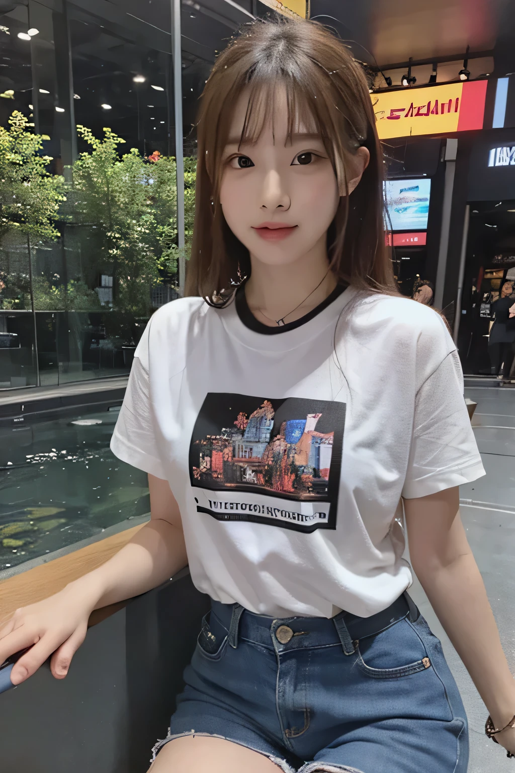 4k(8k),aquarium,t-shirt,shorts