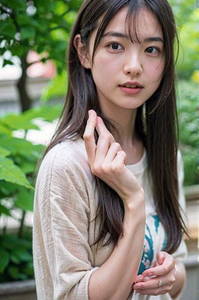 (((Fine image correction、Smooth image correction、Correcting rough image quality:1.88、masterpiece、Highest quality、Very detailed、Artistic balance of light and shadow、Accurate human form)))、(Surreal)、(Upper Body:1.5、high school girl、Great balance of facial placement)、(Highly detailed CG illustrations)、(Very delicate and beautiful)、Realistic quality、Realistic depiction、Realistic texture、Realistic texture、Realistic facial muscles、realism、Absolute rules、最高masterpieceのバランス、The most beautiful composition of a woman、Realistic creation and expression、