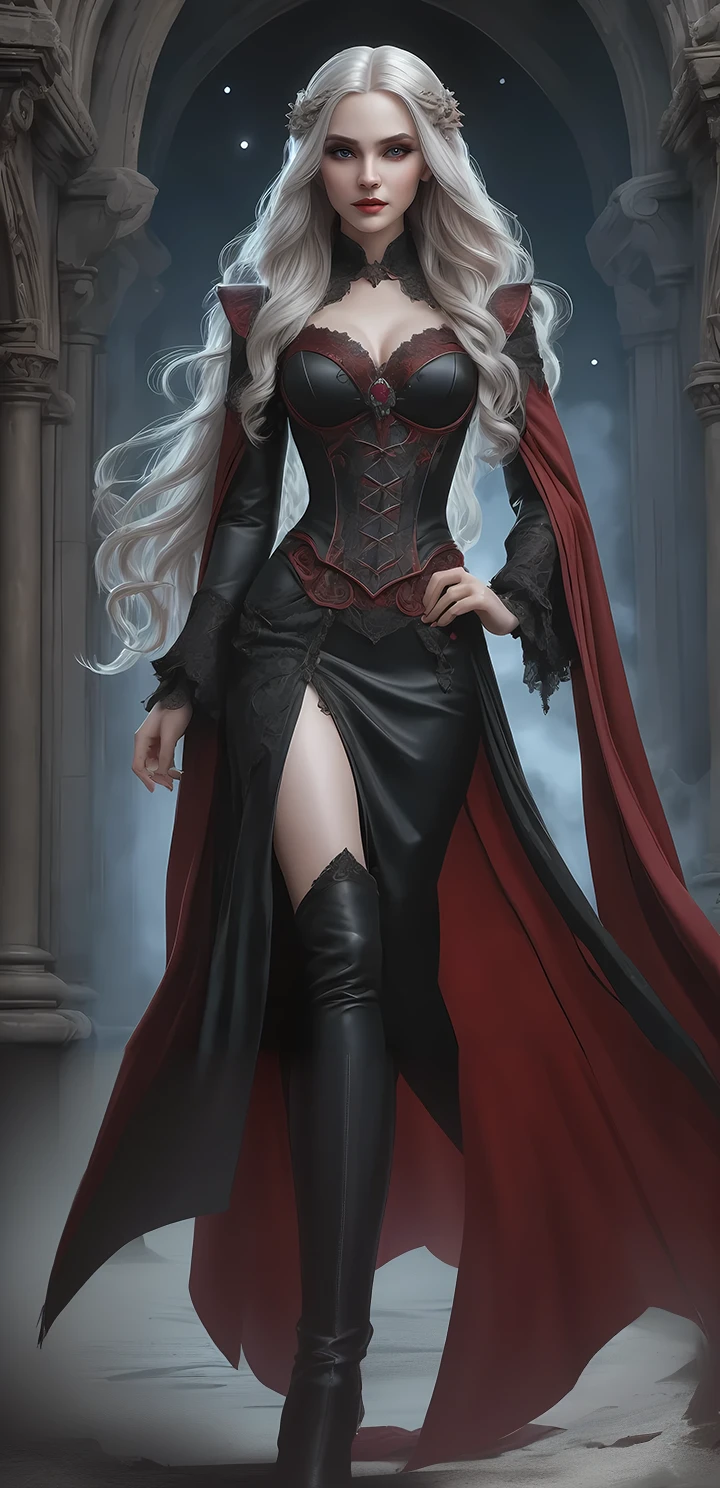 Long legs,Black leather boots,Replenish the legs