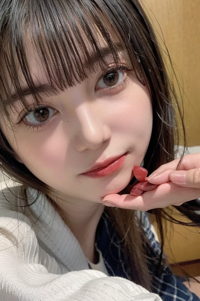 (((masterpiece、Highest quality、Very detailed、Artistic balance of light and shadow、Perfect human form)))、(Surreal)、(Upper Body:1.5、high school girl、Great balance of facial placement)、(Highly detailed CG illustrations)、(Very delicate and beautiful)、Realistic quality、Realistic depiction、Realistic texture、Realistic texture、Realistic facial muscles、realism、Absolute rules、最高masterpieceのバランス、The most beautiful composition of a woman、Realistic creation and expression、