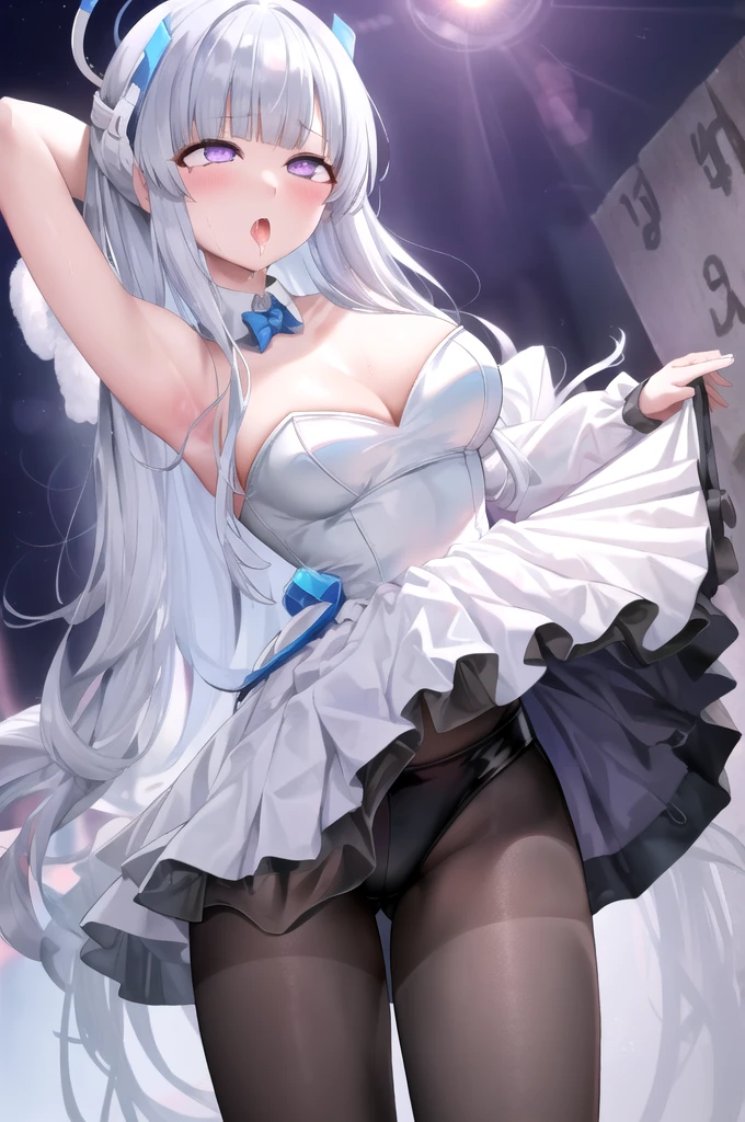 (masterpiece),(Highest quality),(Very detailed),(Best illustrations),(Best Shadow),(Absurd),(Detailed Background),(so beautiful), 16K,(Very detailed),(Best illustrations), 8K,(Absurd),(Detailed Background),(so beautiful)just, (Processing wool), Perfect Anatomy, One Girl, alone, , , Grey Hair, Purple eyes, Blunt bangs, , , psychedelic, , One Girl, alone, Big Breasts, Long Hair, , , , empty eyes, blank eyes, , , , Heart-shaped pupils, , shiny skin, Wet, , , Roll your eyes, , The pupils constrict, , , , Open your mouth carelessly, , , , saliva trail , , night , , pink neon, , , hallucination, , Mysterious glow, orgasm, ahegao, rolling eyes, cross-eyed, , , , Arched back, , , , , Dead, Expressionless, arms behind head, Extremely detailed and realistic reproduction, Showcasing professional craftsmanship