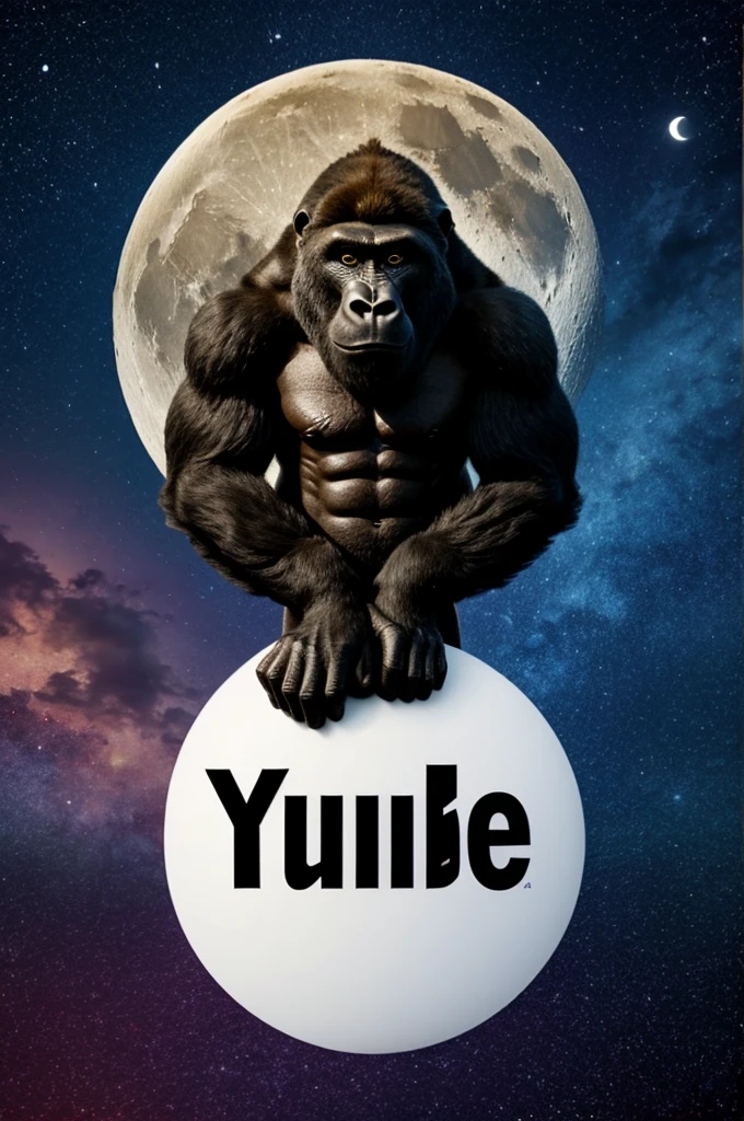 YouTube gorilla and moon logo