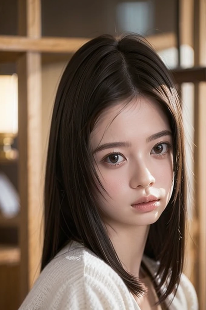 (((masterpiece、Highest quality、Very detailed、Artistic lighting balance、Perfect Anatomy)))、(Surreal)、(Upper Body:1.5、high school girl、Great balance of facial placement)、(Highly detailed CG illustrations)、(Very delicate and beautiful)、Realistic quality、Realistic depiction、Realistic texture、Realistic texture、Realistic facial muscles、realism、Absolute rules、最高masterpieceのバランス、The most beautiful composition of a woman、Realistic creation and expression、