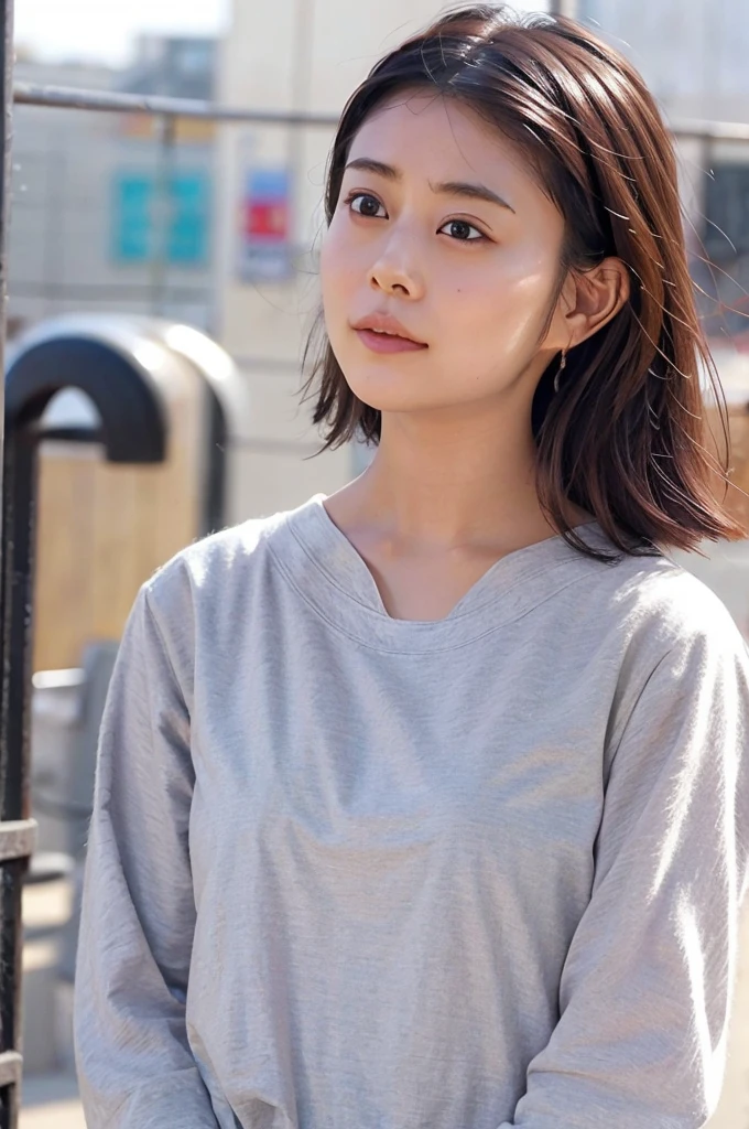 (((masterpiece、Highest quality、Very detailed、Artistic lighting balance、Perfect Anatomy)))、(Surreal)、(Upper Body:1.5、high school girl、Great balance of facial placement)、(Highly detailed CG illustrations)、(Very delicate and beautiful)、Realistic quality、Realistic depiction、Realistic texture、Realistic texture、Realistic facial muscles、realism、Absolute rules、最高masterpieceのバランス、The most beautiful composition of a woman、Realistic creation and expression、