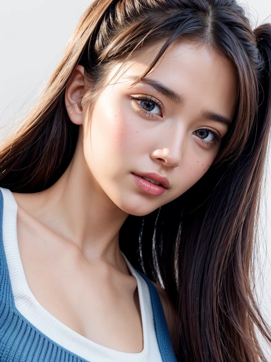 8K、Two beautiful girls, aged 12 and 18,、Detailed face、See-through Camisole Dresses、Rembrandt Lighting,(Photorealistic:1.2), (Highest quality), (Detailed skin:1.3), (Intricate details), Ray Tracing,Two Girls, In detail,real,RAW Photos & Realistic atmosphere,、Beautiful, shining lips, Detailed face、Cheek to cheek,Chest depth - at sea、Strong winds (Highest quality,masterpiece:1.3,Ultra-high resolution),(Very detailed,Caustics,8K),(Realistic:1.4,RAW shooting),Japanese,cute,Black short ponytail and twin tails,I'm looking at the camera with a smile on my face,Sailor suit,forward leaning posture,(Face Focus:1.1),(Face close-up:1.1),(Low position::1.3),(Low Angle::1.3),blue sky,Natural light