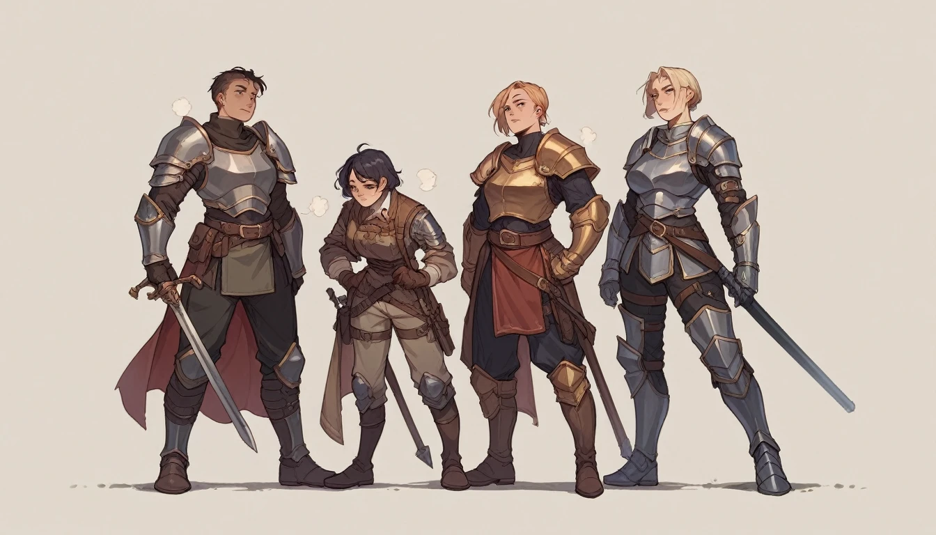 warrior,armor,Full Body Lesbian,