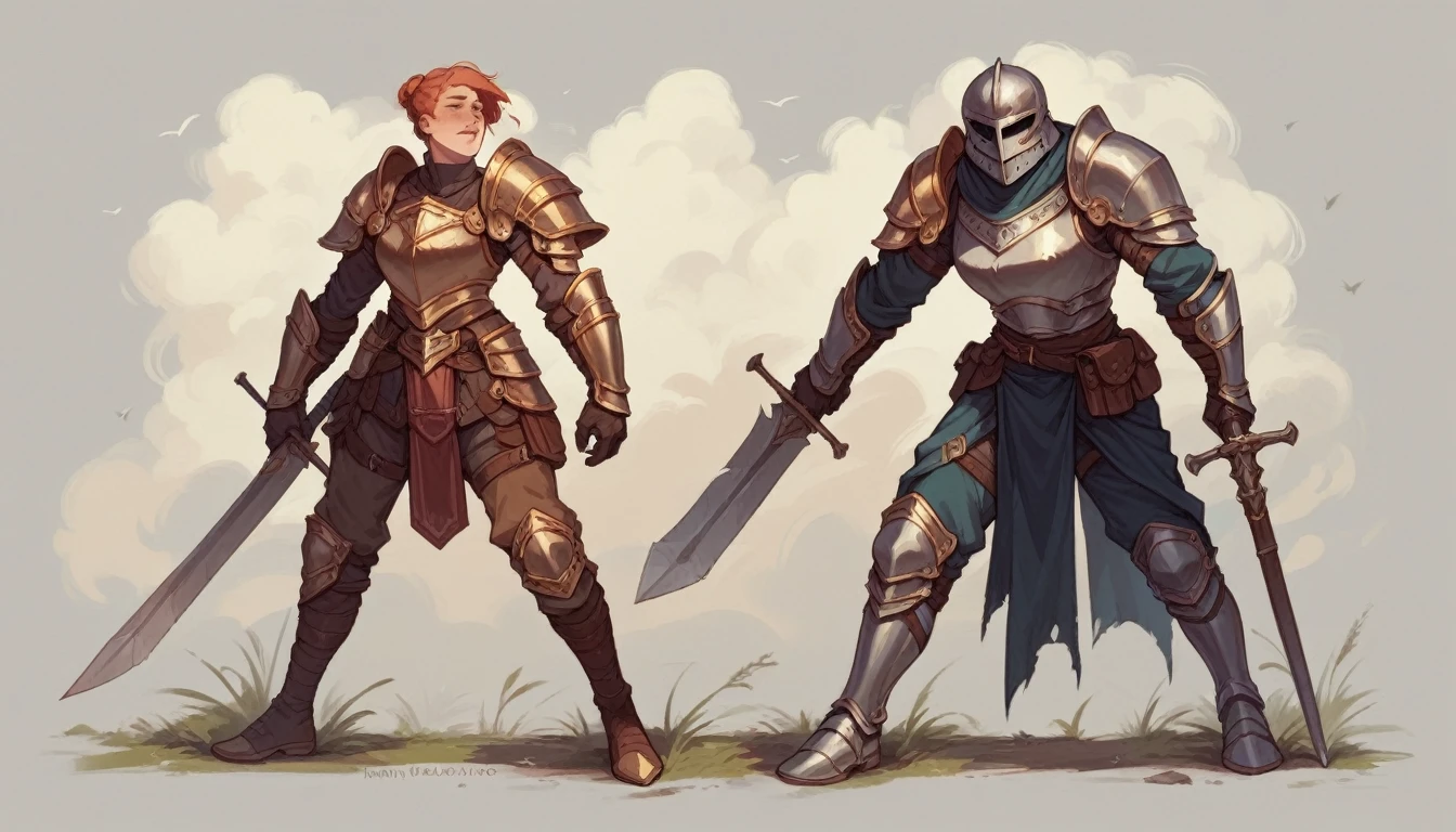 warrior,armor,Full Body Lesbian,
