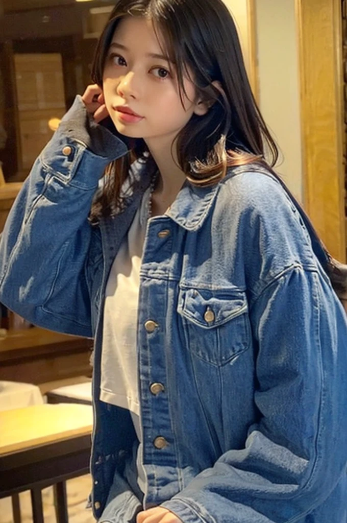 (((masterpiece、Highest quality、Very detailed、Artistic lighting balance that brings out the best in your model、Perfect Anatomy)))、(Surreal)、(Upper Body:1.5、high school girl、Great balance of facial placement)、(Highly detailed CG illustrations)、(Very delicate and beautiful)、Realistic quality、Realistic depiction、Realistic human texture、Realistic human touch、Realistic facial muscles、realism、Absolute rules、最高masterpieceのバランス、The most beautiful composition of a woman、Realistic creation and expression、