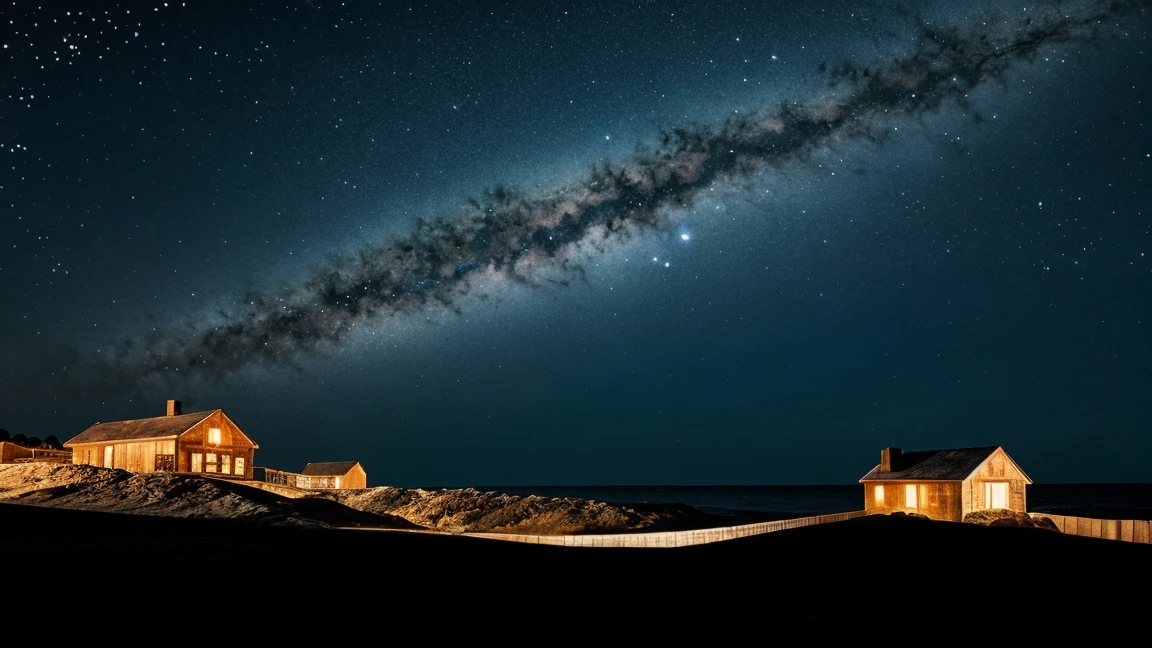 ((((ultra illustrated style,no humans:1.0)))),best quality,best animated,masterpiece,ray tracing, global illumination,the Milky Way,night