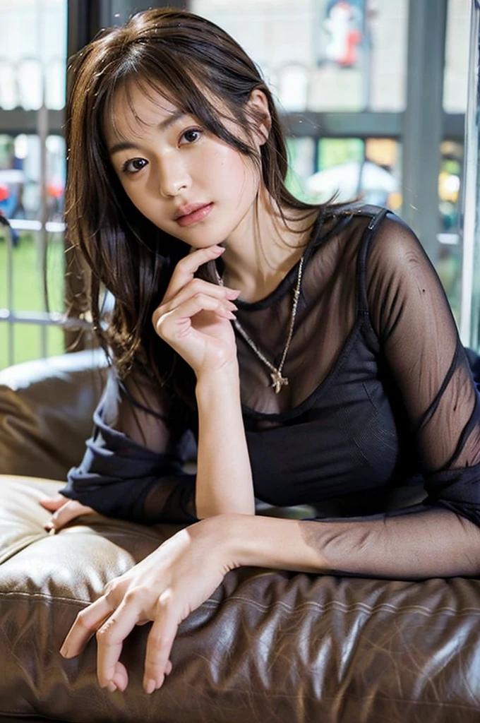 (((masterpiece、Highest quality、Very detailed、Artistic lighting balance that brings out the best in your model、Perfect Anatomy)))、(Surreal)、(Upper Body:1.5、high school girl、Great balance of facial placement)、(Highly detailed CG illustrations)、(Very delicate and beautiful)、Realistic quality、Realistic atmosphere、Realistic human texture、Realistic human touch、Realistic facial muscles、realism、Absolute rules、最高masterpieceのバランス、The most beautiful composition of a woman、Realistic creation and expression、