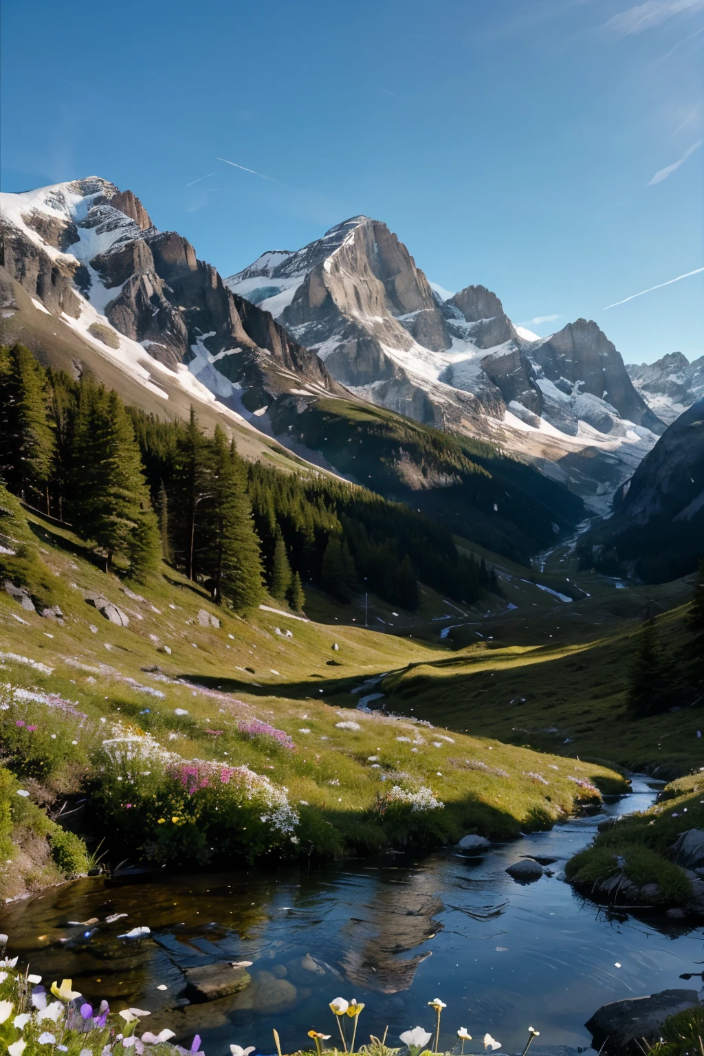 towering peaks
lush valleys
crystal-clear streams
alpine meadows
wildflowers
rugged terrain
snow-capped summits
dense forests
panoramic views
hiking trails
rocky outcrops
serene lakes
fresh mountain air
sunrise/sunset
wildlife sightings
pine trees
breathtaking scenery
nature's majesty
remote and untouched
tranquil beauty