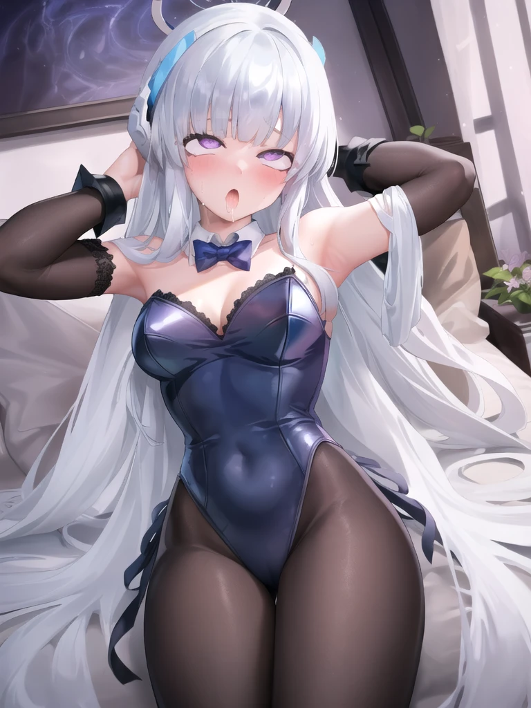 (masterpiece),(Highest quality),(Very detailed),(Best illustrations),(Best Shadow),(Absurd),(Detailed Background),(so beautiful), 16K,(Very detailed),(Best illustrations), 8K,(Absurd),(Detailed Background),(so beautiful)just, (Processing wool), Perfect Anatomy, One Girl, alone, , , Grey Hair, Purple eyes, Blunt bangs, , (psychedelic), psychedelic art style, , One Girl, alone, Big Breasts, Long Hair, , , , empty eyes, blank eyes, , , , Heart-shaped pupils, , shiny skin, Wet, , , , , The pupils constrict, , , Sexual climax, Open your mouth carelessly, , , , saliva trail , , night , , pink neon, , , hallucination, , Mysterious glow, orgasm, ahegao, (rolling eyes), cross-eyed, , , , Arched back, , , , , Dead, Expressionless, arms behind head, Extremely detailed and realistic reproduction, Showcasing professional craftsmanship, ((Very cute face)), ((Angelic Face))