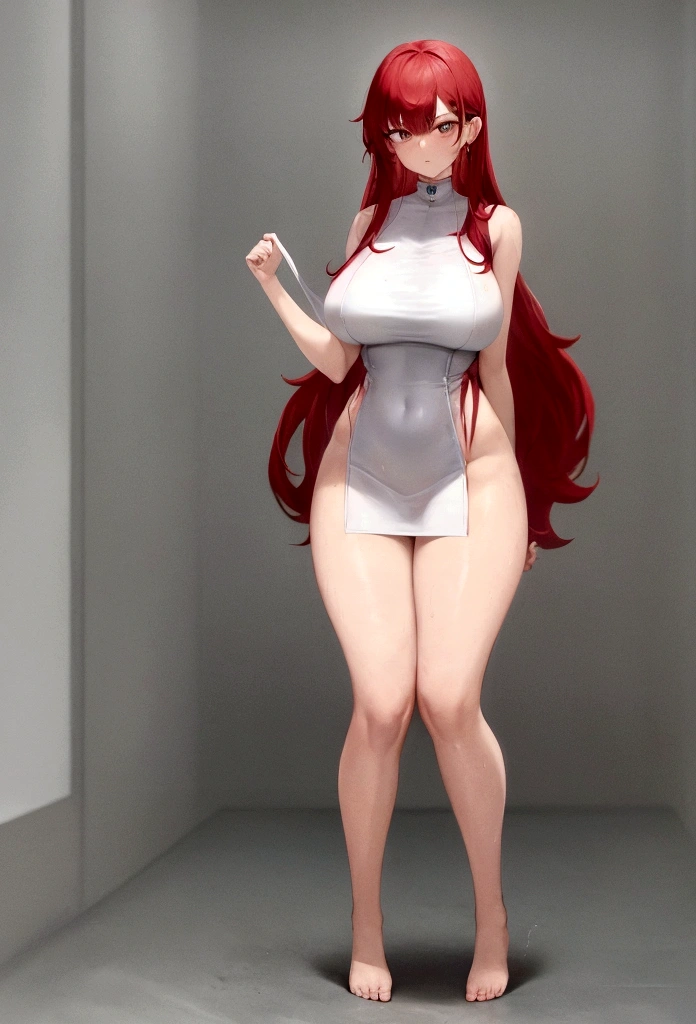 My name is Hikaru, I am a white test woman with long red hair and black eyes. I am 1.60 cm tall and weigh 46 kg. My breast sizes are 300 cm, my waist is 60 cm and my hips are 200 cm. Being with a towel around the body and with wet hair p  . With big breasts 300 cm