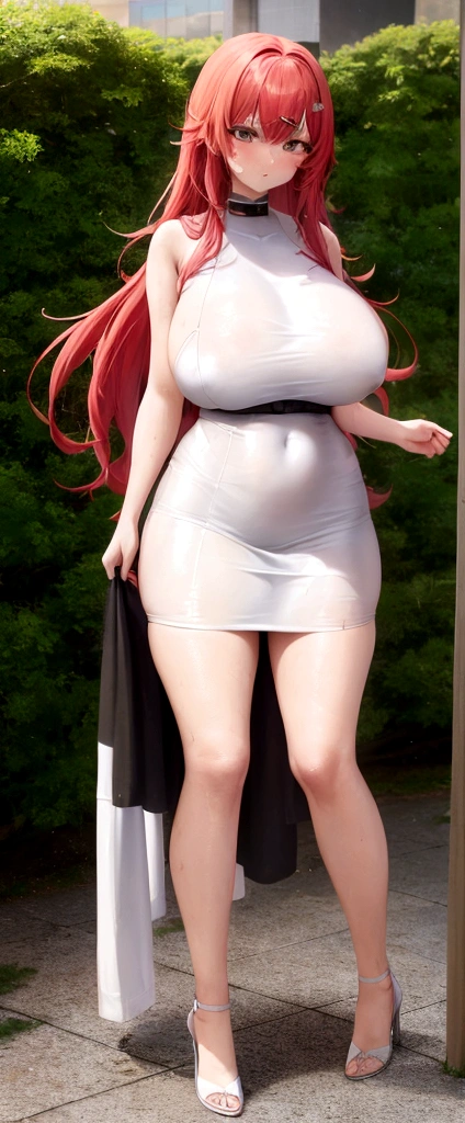 My name is Hikaru, I am a white test woman with long red hair and black eyes. I am 1.60 cm tall and weigh 46 kg. My breast sizes are 300 cm, my waist is 60 cm and my hips are 200 cm. Being with a towel around the body and with wet hair p . With big breasts 300 cm.