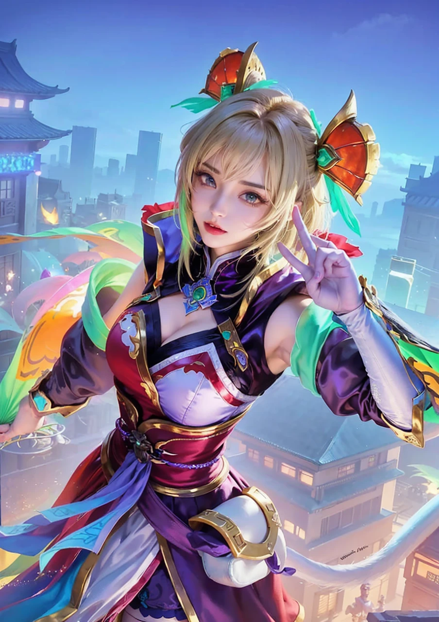 a close up of a woman with a purple and black costume, shadowbringers cinematic, 4 k detail fantasy, a beautiful fantasy empress, game cg, xianxia fantasy, xianxia hero, 2. 5 d cgi anime fantasy artwork, cinematic goddess close shot, ruan jia and artgerm, wow 4 k detail fantasy, hyperdetailed fantasy character