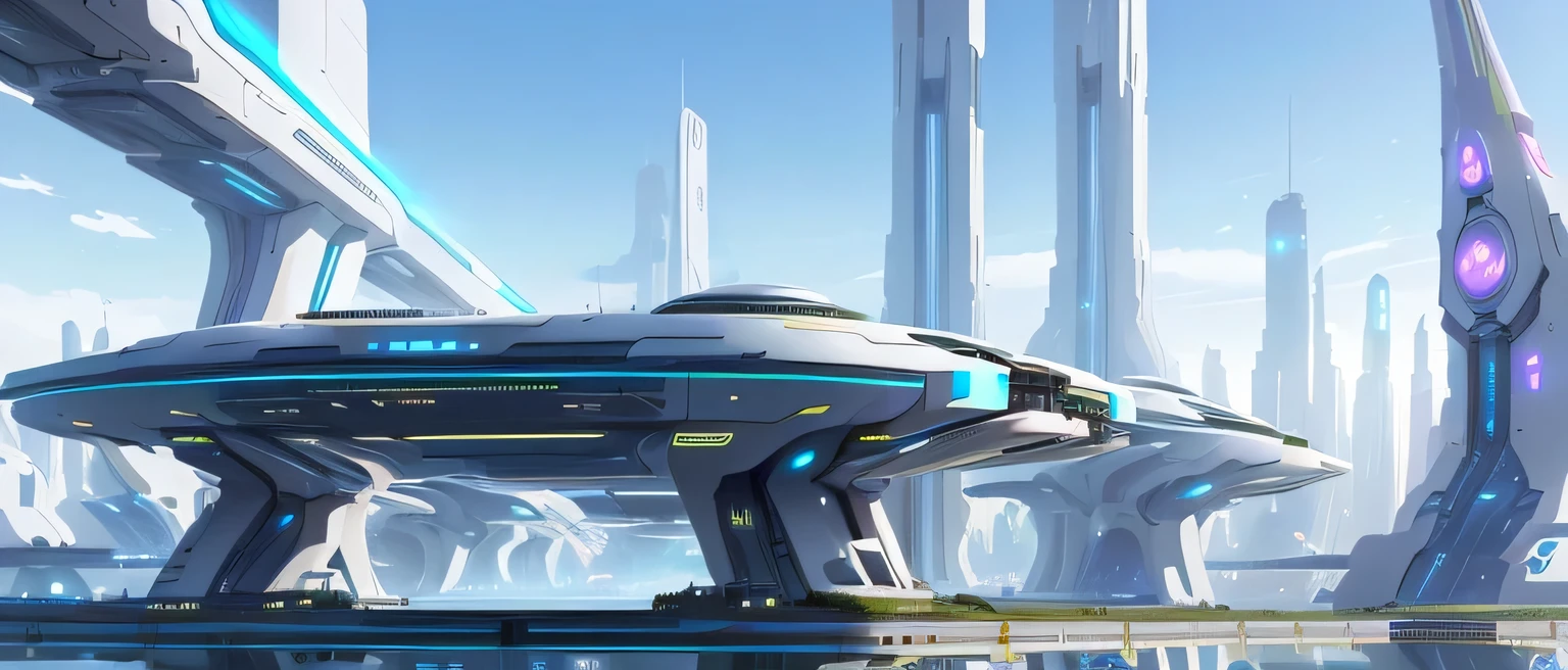 Futuristic city with Futuristic buildings and a bridge over a street, Hyperconceptual Art, Futuristic city street, Futuristic street, Futuristic city backdrop, hyper-Futuristic city, Urban concept art, Concept art style, Futuristic city backgrond, City of the Future, Cybernetic city background, Futuristic city scape, Futuristic. Game CG, Anime Landscape Concept Art, Ray tracing concept art