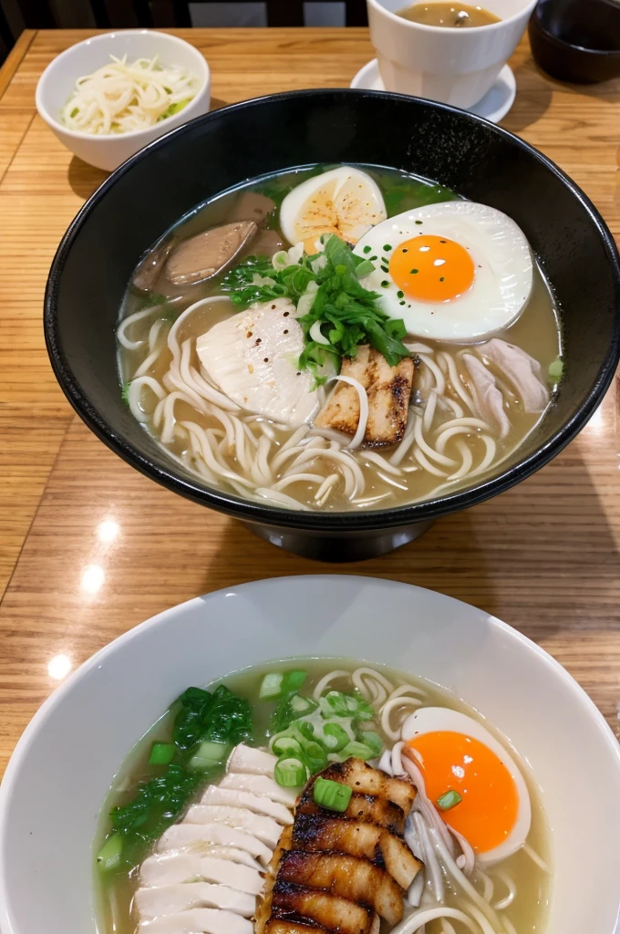 Tonkotsu ramen served in Japan