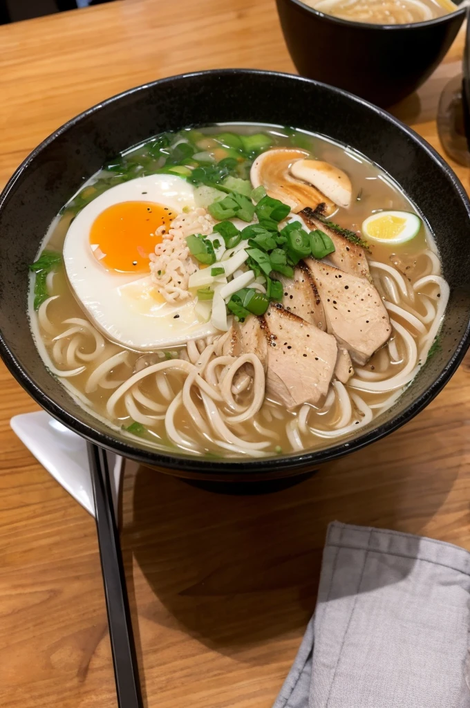 Tonkotsu ramen with pants