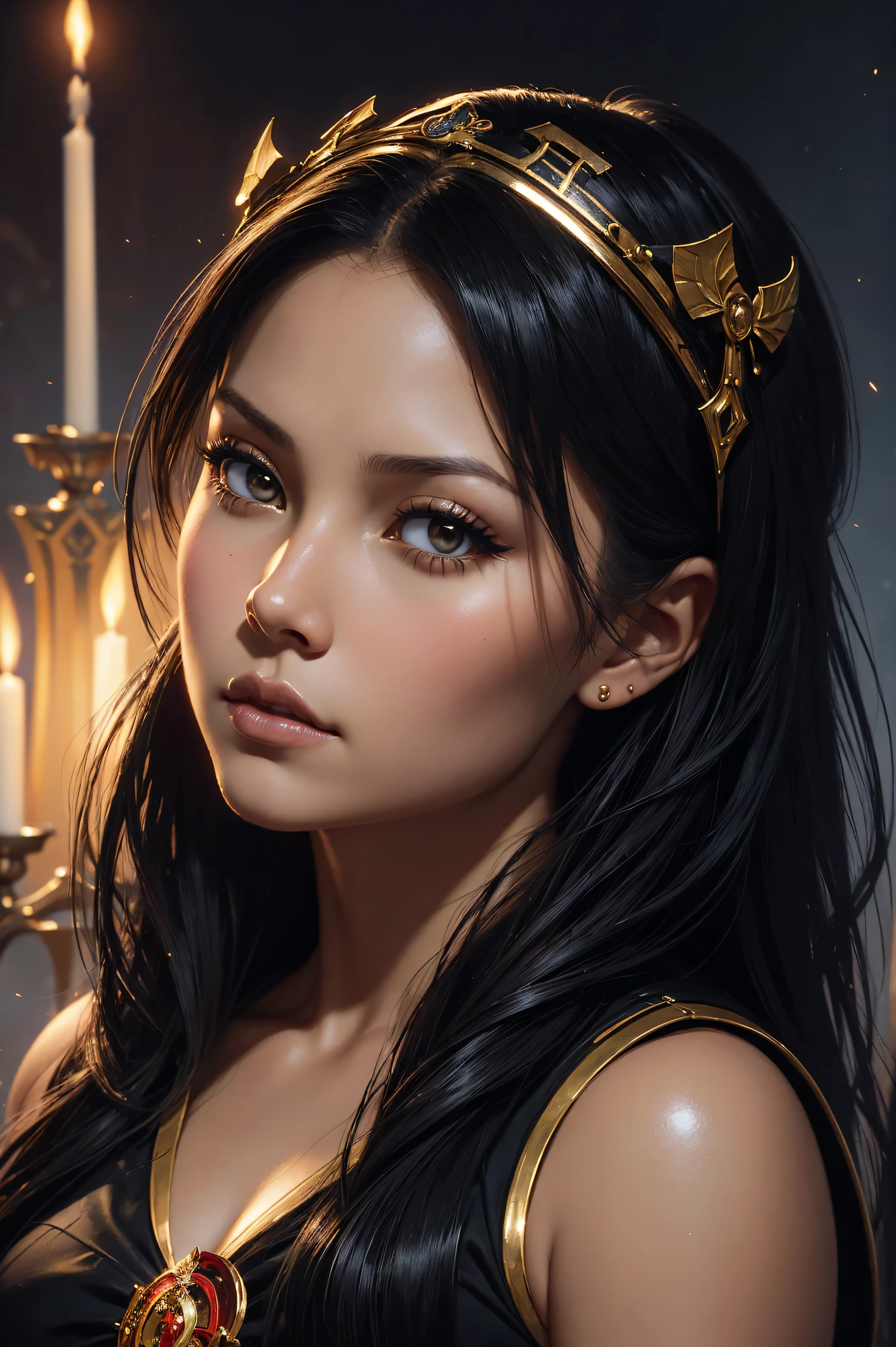 36k, portrait Vanessa Lachey of the sailor moon, gothic, highly detailed, digital painting, crown of skulls, artstation, smooth, sharp focus, illustration, art by artgerm and greg rutkowski and alphonse mucha and william - adolphe bouguereau