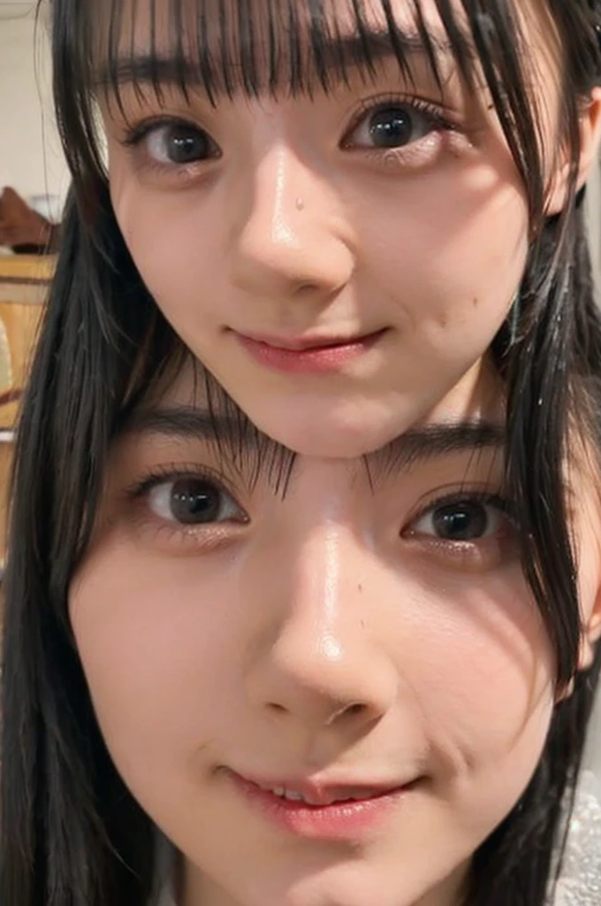 (((Fine image quality correction、Smooth image correction、Image quality correction for rough images:1.11)))、(((masterpiece、Highest quality、Very detailed、Artistic lighting balance that brings out the best in your model:1.22、Perfect Anatomy)))、(Surreal)、(Upper Body:1.5、high school girl、Great balance of facial placement)、(Highly detailed CG illustrations)、(Very delicate and beautiful)、Realistic quality、Realistic atmosphere、Realistic human texture、Realistic human touch、Realistic facial muscles、realism、Absolute rules、最高masterpieceのバランス、The most beautiful composition of a woman、Realistic creation and expression、