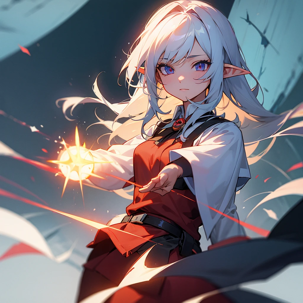 A yandere elf mage
