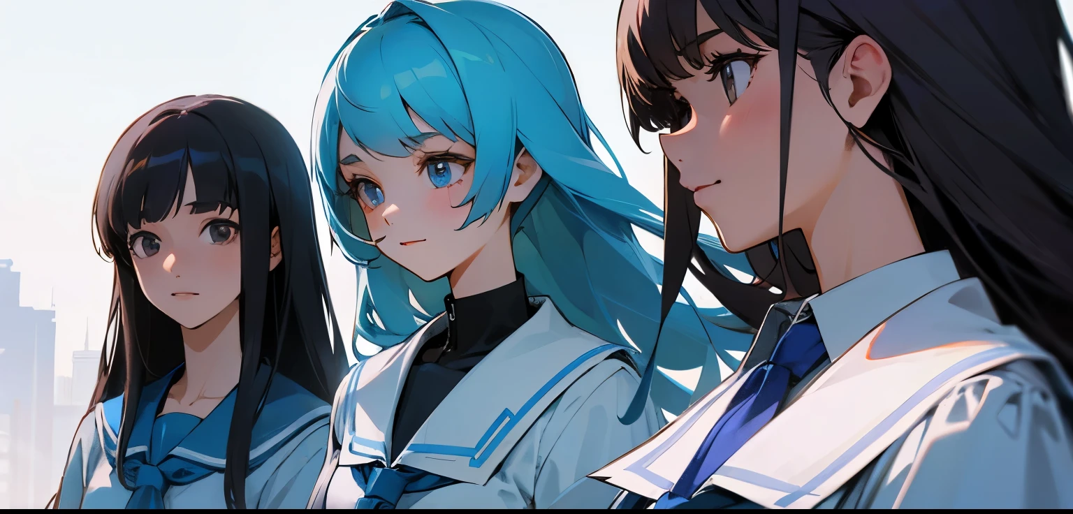 3 high school girls