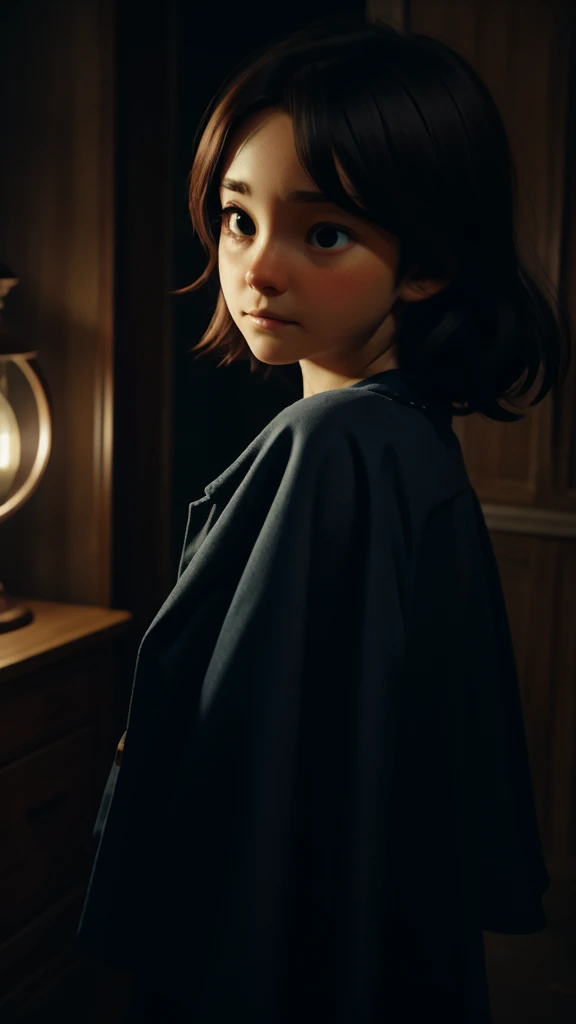 Main character's disbelief in ghosts at night