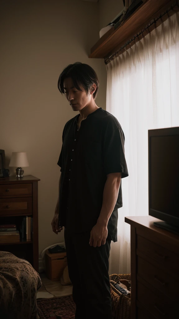 I dreamed of falling into darkness、A man suffering from nightmares